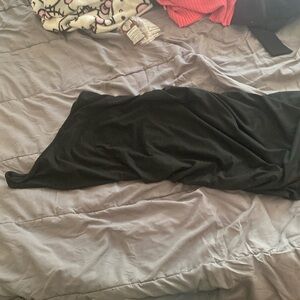 Black one strap dress